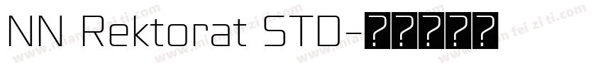 NN Rektorat STD字体转换